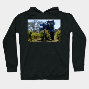 Grape Harvester at Magpie Springs by Avril Thomas Hoodie